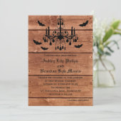 Faire-part de mariage de lustre Halloween Barne (Debout devant)