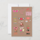 Faire-part de mariage de luxe Destination Save The (Dos)