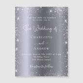 Faire-part de mariage de luxe parties scintillant  (Devant)