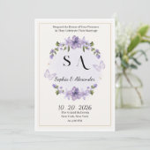 Faire-part de mariage de luxe Sophia & Alexander | (Debout devant)