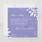 Faire-part de mariage de luxe - Texte allemand 2 (Dos)