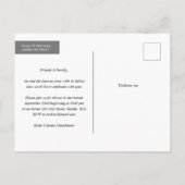 Faire-part de mariage de M. + Mme (Dos)