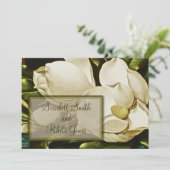 Faire-part de mariage de Magnolias (Debout devant)