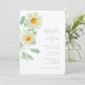 Faire-part de mariage de marais (Debout devant)