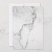 Faire-part de mariage de marbre de Halloween (Dos)