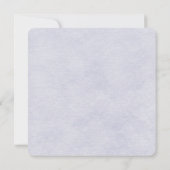 Faire-part de mariage de marguerite mauve douce (Dos)