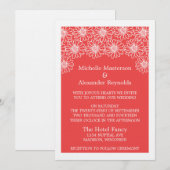 Faire-part de mariage de marguerites (Devant / Derrière)