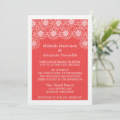 Faire-part de mariage de marguerites (Debout devant)