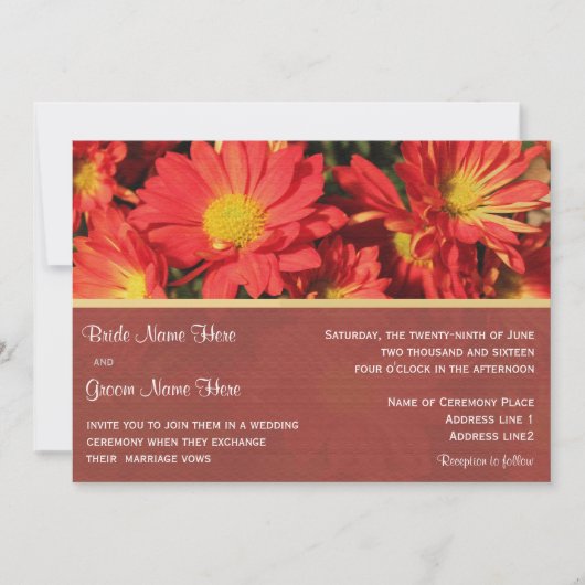 Faire-part de mariage de marié et marié. (Devant)