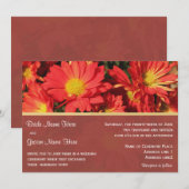 Faire-part de mariage de marié et marié. (Devant / Derrière)