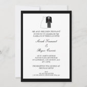 Faire-part de mariage de mariée et de mariée (Dos)