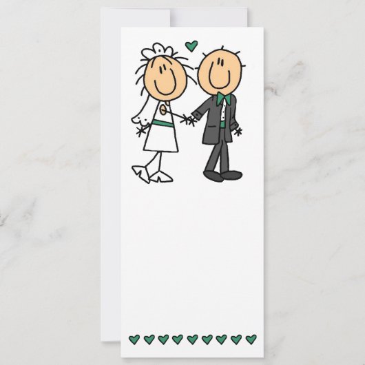 Faire-part de mariage de mariée et de mariée (Devant)