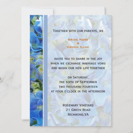 faire-part de mariage de mariée et mariée (Devant)