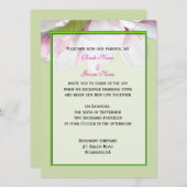 faire-part de mariage de mariée et mariée (Devant / Derrière)