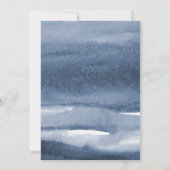 Faire-part de mariage de matin de port de lac (Dos)