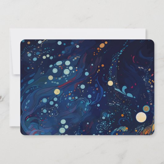 Faire-part de mariage de minuit (Dos)