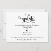 Faire-part de Mariage de mise à jour du script rep (Devant)