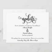 Faire-part de Mariage de mise à jour du script rep (Devant / Derrière)