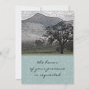 Faire-part de mariage de Misty Mountain