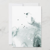 faire-part de mariage de monogramme de crête rusti (Dos)