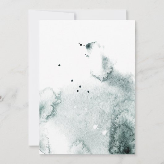 faire-part de mariage de monogramme de crête rusti (Dos)