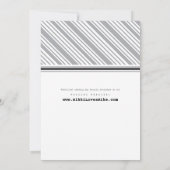 Faire-part de mariage de monogramme de San (Dos)