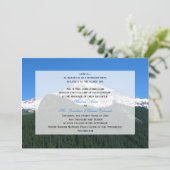 Faire-part de mariage de montagne (Debout devant)