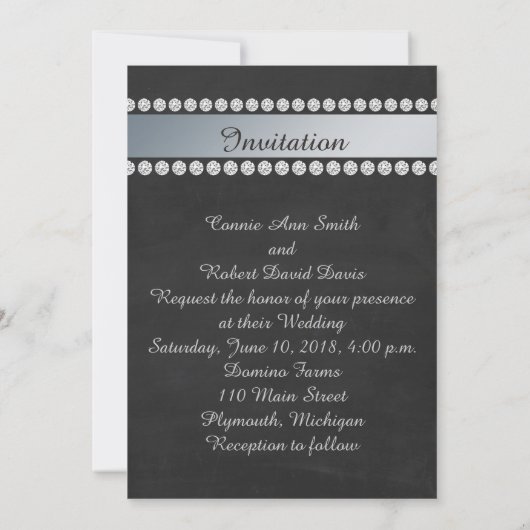 Faire-part de mariage de moto avec le pot de maçon (Dos)