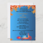 Faire-part de mariage de moto multicolore (Devant)