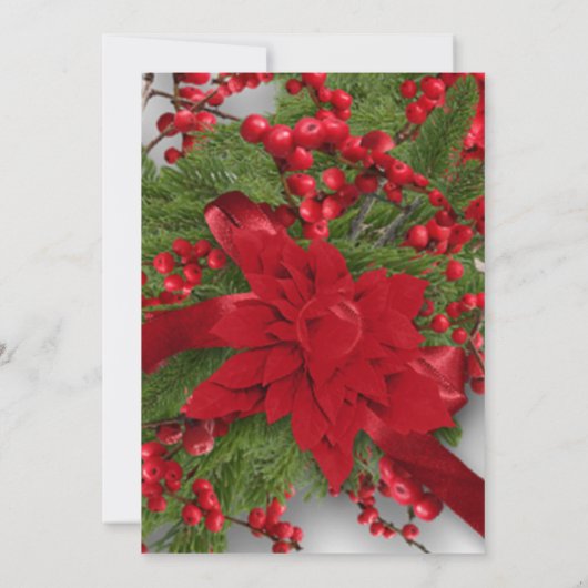 Faire-part de mariage de Noël (Dos)