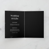 Faire-part de mariage de nuit étoilé, Mariage céle (Intérieur)