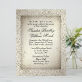 Faire-part de mariage de Parties scintillant antiq (Debout devant)