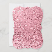 faire-part de mariage de Parties scintillant Gold  (Dos)