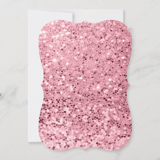 faire-part de mariage de Parties scintillant Gold (Dos)