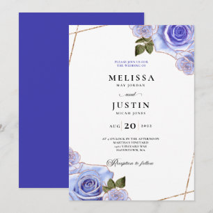 Faire-part de mariage de Parties scintillant Rose
