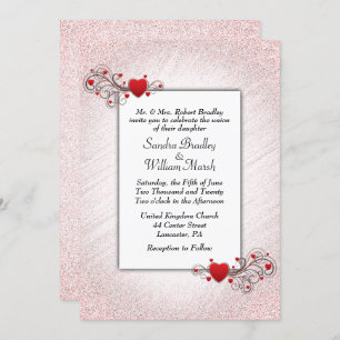 Faire-part de mariage de Parties scintillant Valen
