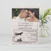 Faire-part de mariage de passeport des Philippines (Debout devant)