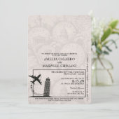 Faire-part de mariage de passeport ivoirienne (Debout devant)