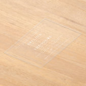 Faire-part de mariage de paysage officiel Parker (Poser)