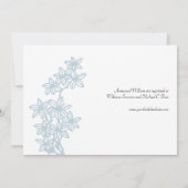 Faire-part de mariage de Peacock (Dos)