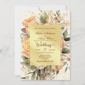 Faire-part de mariage de Pêche Rustique et de Fleu (Devant)