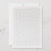 Faire-part de mariage de peinture de tulipe (Dos)