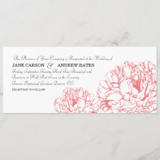 Faire-part de mariage de Peony