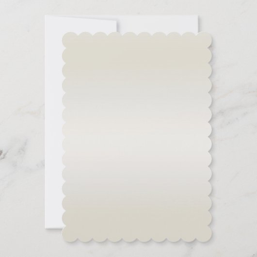 Faire-part de mariage de perles blanches ornées d' (Dos)