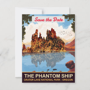 Faire-part de mariage de Phantom Ship Crater Lake