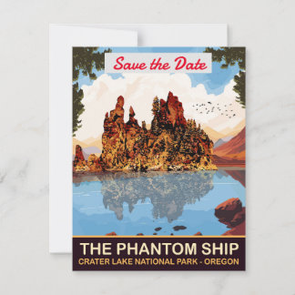 Faire-part de mariage de Phantom Ship Crater Lake