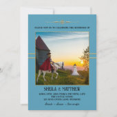 Faire-part de mariage de photo médiévale de Bohême (Devant)