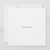 Faire-part de mariage de pingouins (Mr&Mr) (Dos)