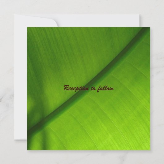 Faire-part de mariage de plage (Dos)