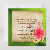 Faire-part de mariage de plage (Devant)